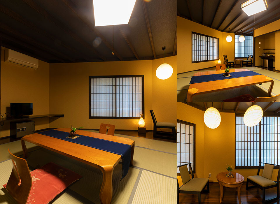 Japanese 12 Tatami Modern Room with Shared Bath