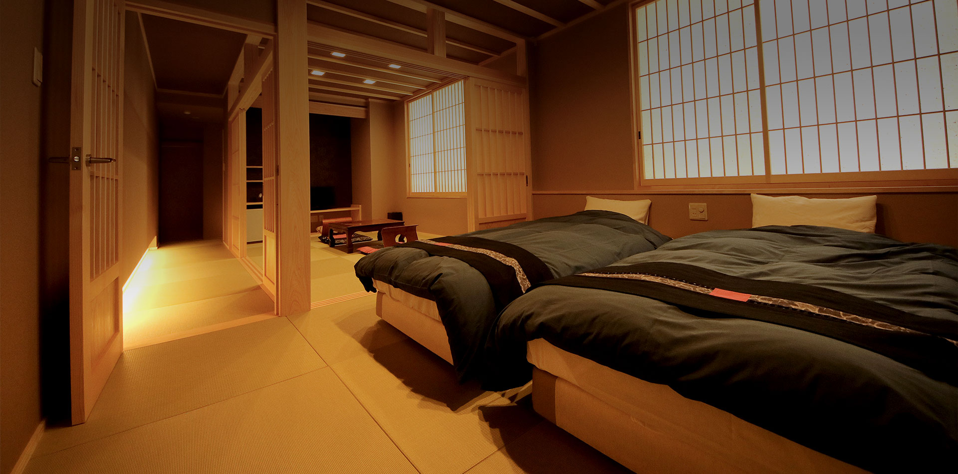 豊かな自然二種の源泉郷土料理