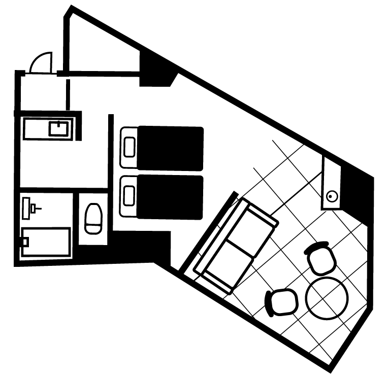 信濃邸【水ノ音】の間取り図