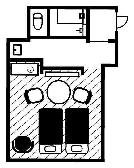 信濃邸【湯ノ香】の間取り図